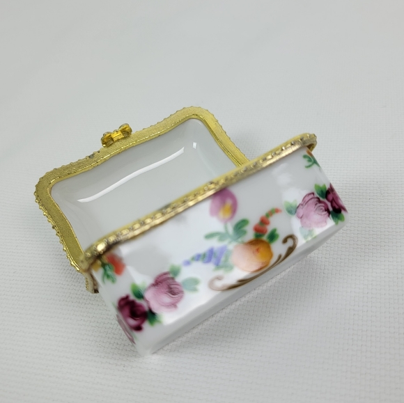 Imperial Porcelain Trinket Box With Bible Verse - Picture 4 of 9